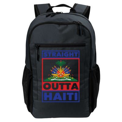 Haiti Haitian America Flag Love Straight Melanin Ayiti Proud Gift Daily Commute Backpack