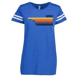 Retro Vintage Hawaii Enza Ladies Jersey Football T-Shirt