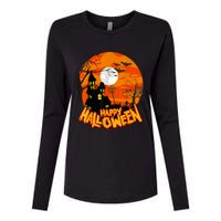 Happy Halloween Apparel Womens Cotton Relaxed Long Sleeve T-Shirt