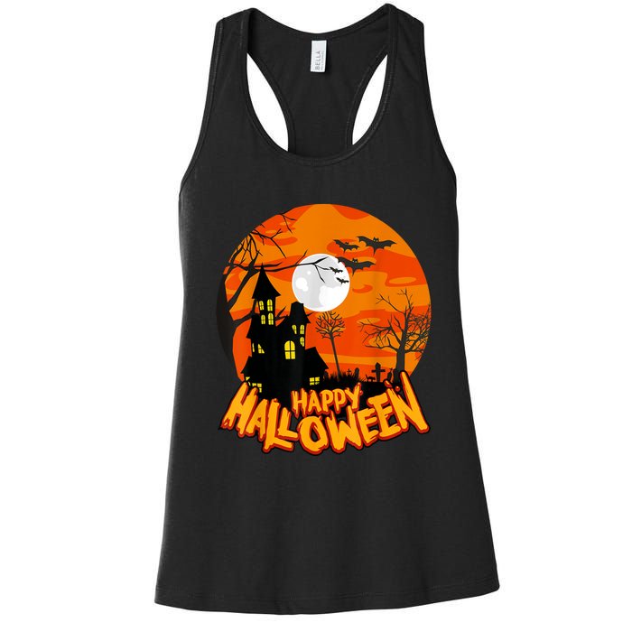 Happy Halloween Apparel Women's Racerback Tank