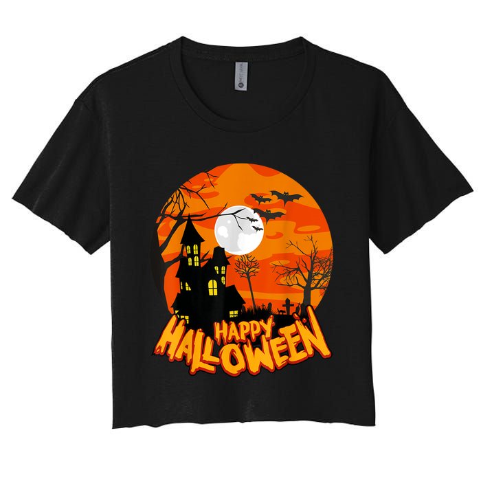 Happy Halloween Apparel Women's Crop Top Tee