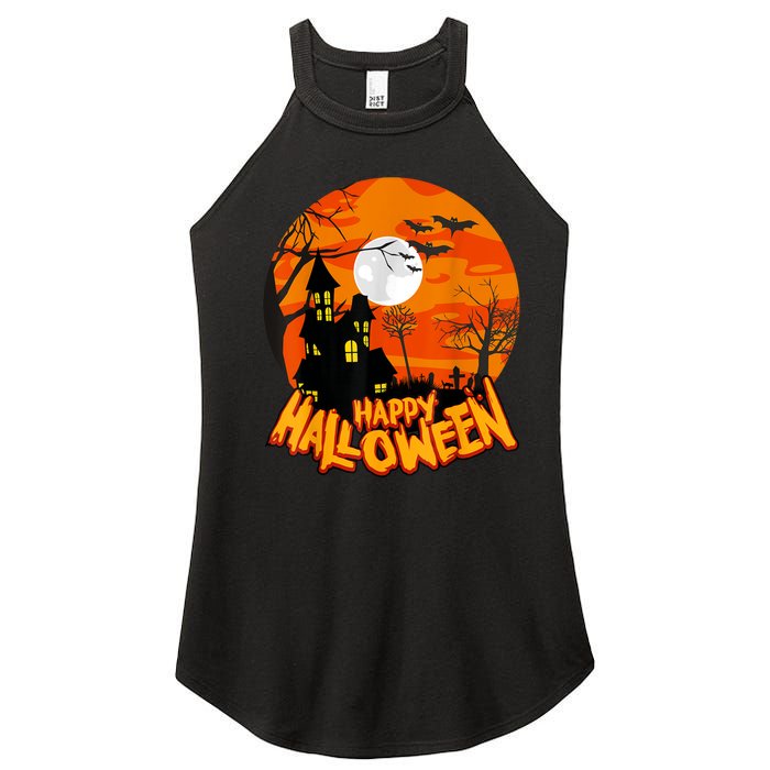 Happy Halloween Apparel Women's Perfect Tri Rocker Tank