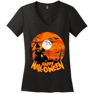 Happy Halloween Apparel Women's V-Neck T-Shirt