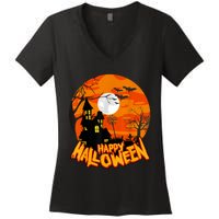 Happy Halloween Apparel Women's V-Neck T-Shirt