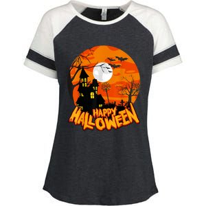 Happy Halloween Apparel Enza Ladies Jersey Colorblock Tee