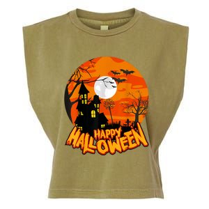 Happy Halloween Apparel Garment-Dyed Women's Muscle Tee