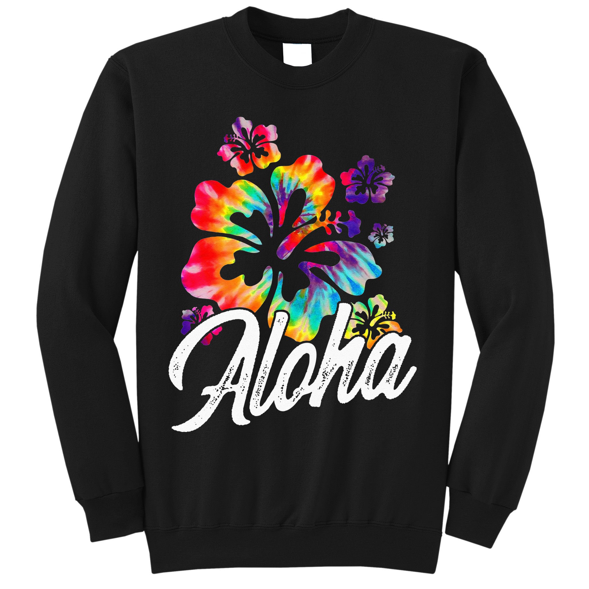 Hawaii Hawaiian Aloha Beaches Hibiscus Flowers Sweatshirt