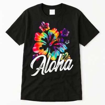 Hawaii Hawaiian Aloha Beaches Hibiscus Flowers Tall T-Shirt