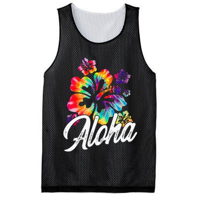 Hawaii Hawaiian Aloha Beaches Hibiscus Flowers Mesh Reversible Basketball Jersey Tank