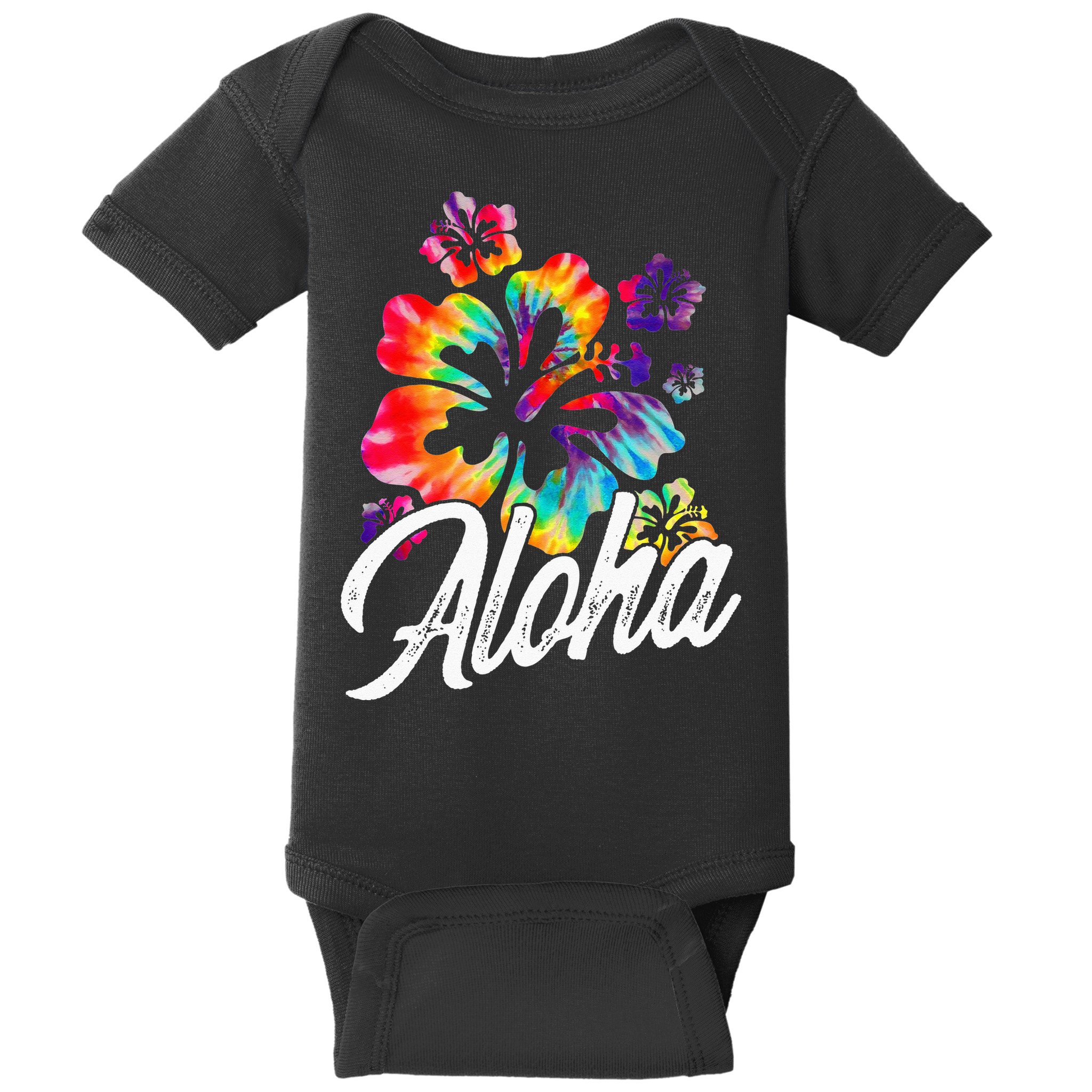 Hawaii Hawaiian Aloha Beaches Hibiscus Flowers Baby Bodysuit