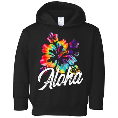 Hawaii Hawaiian Aloha Beaches Hibiscus Flowers Toddler Hoodie