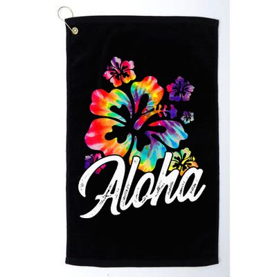 Hawaii Hawaiian Aloha Beaches Hibiscus Flowers Golf Towel