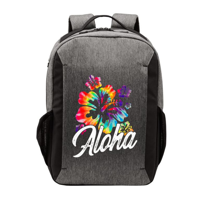 Hawaii Hawaiian Aloha Beaches Hibiscus Flowers Vector Backpack