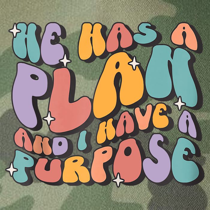 He Has A Plan And I Have A Purpose Christian Men Women Legacy Tie Dye Trucker Hat