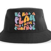 He Has A Plan And I Have A Purpose Christian Men Women Sustainable Bucket Hat