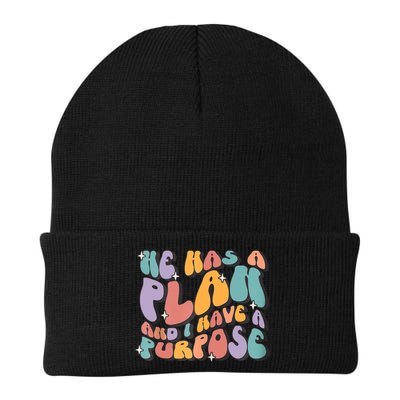 He Has A Plan And I Have A Purpose Christian Men Women Beanie