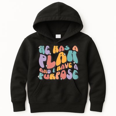 He Has A Plan And I Have A Purpose Christian Men Women Kids Hoodie