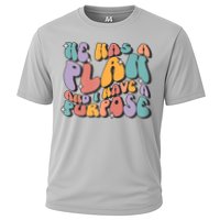 He Has A Plan And I Have A Purpose Christian Men Women Cooling Performance Crew T-Shirt