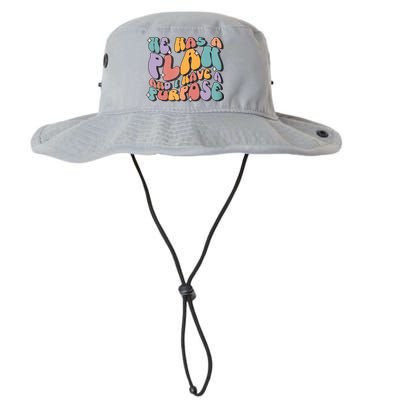 He Has A Plan And I Have A Purpose Christian Men Women Bucket Hat