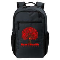 Heart Health Awareness Red Ribbon Heart Tree Backpack