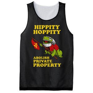 Hippity Hoppity Abolish Private Property Frog Meme Mesh Reversible Basketball Jersey Tank