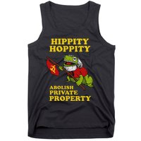 Hippity Hoppity Abolish Private Property Frog Meme Tank Top