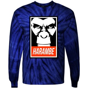 Harambe Tie-Dye Long Sleeve Shirt