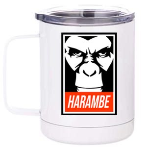 Harambe 12 oz Stainless Steel Tumbler Cup