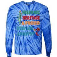 Hispanic Heritage And Proud Investt Banking Analyst Great Gift Tie-Dye Long Sleeve Shirt