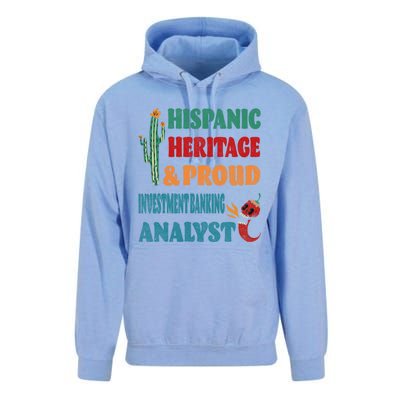 Hispanic Heritage And Proud Investt Banking Analyst Great Gift Unisex Surf Hoodie