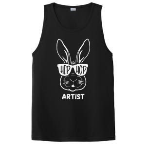 Hip Hop Artist Bunny Rabbit Graphic Funny Pun Easter PosiCharge Competitor Tank