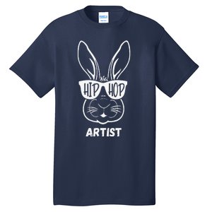 Hip Hop Artist Bunny Rabbit Graphic Funny Pun Easter Tall T-Shirt