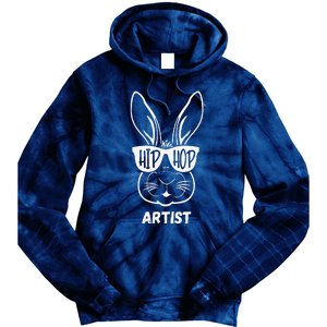 Hip Hop Artist Bunny Rabbit Graphic Funny Pun Easter Tie Dye Hoodie