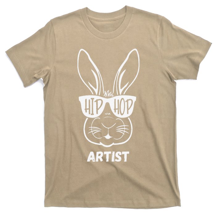 Hip Hop Artist Bunny Rabbit Graphic Funny Pun Easter T-Shirt