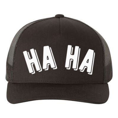 Haha Yupoong Adult 5-Panel Trucker Hat