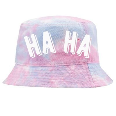 Haha Tie-Dyed Bucket Hat