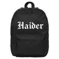 Haider 16 in Basic Backpack