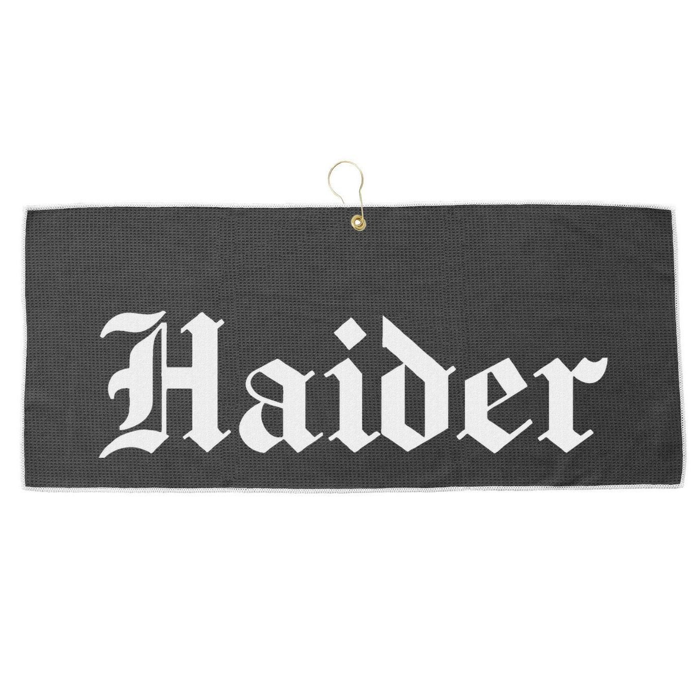 Haider Large Microfiber Waffle Golf Towel