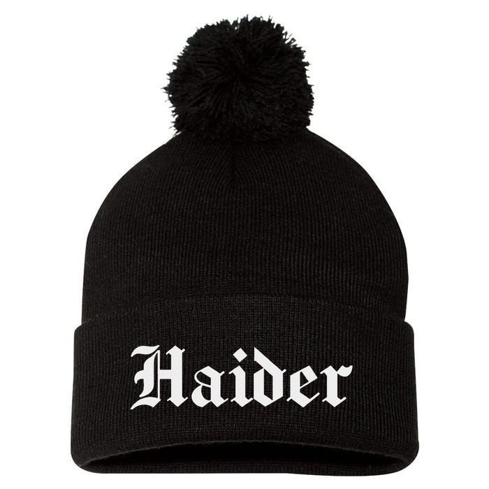 Haider Pom Pom 12in Knit Beanie