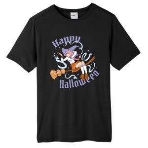 Happy Halloween Anime Witch Girl Tall Fusion ChromaSoft Performance T-Shirt