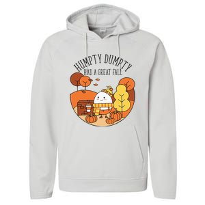 H.U.M.P.T.Y Had A Great Fall Funny Autumn Joke Thankgving Performance Fleece Hoodie