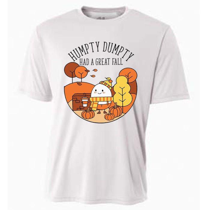 H.U.M.P.T.Y Had A Great Fall Funny Autumn Joke Thankgving Cooling Performance Crew T-Shirt