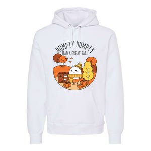 H.U.M.P.T.Y Had A Great Fall Funny Autumn Joke Thankgving Premium Hoodie