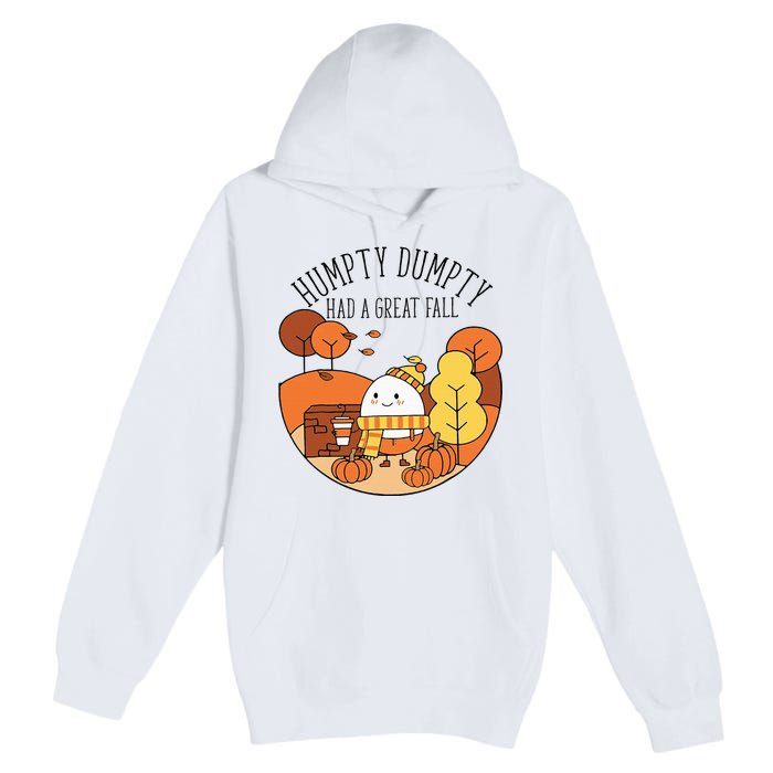 H.U.M.P.T.Y Had A Great Fall Funny Autumn Joke Thankgving Premium Pullover Hoodie