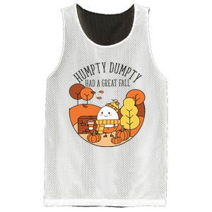 H.U.M.P.T.Y Had A Great Fall Funny Autumn Joke Thankgving Mesh Reversible Basketball Jersey Tank