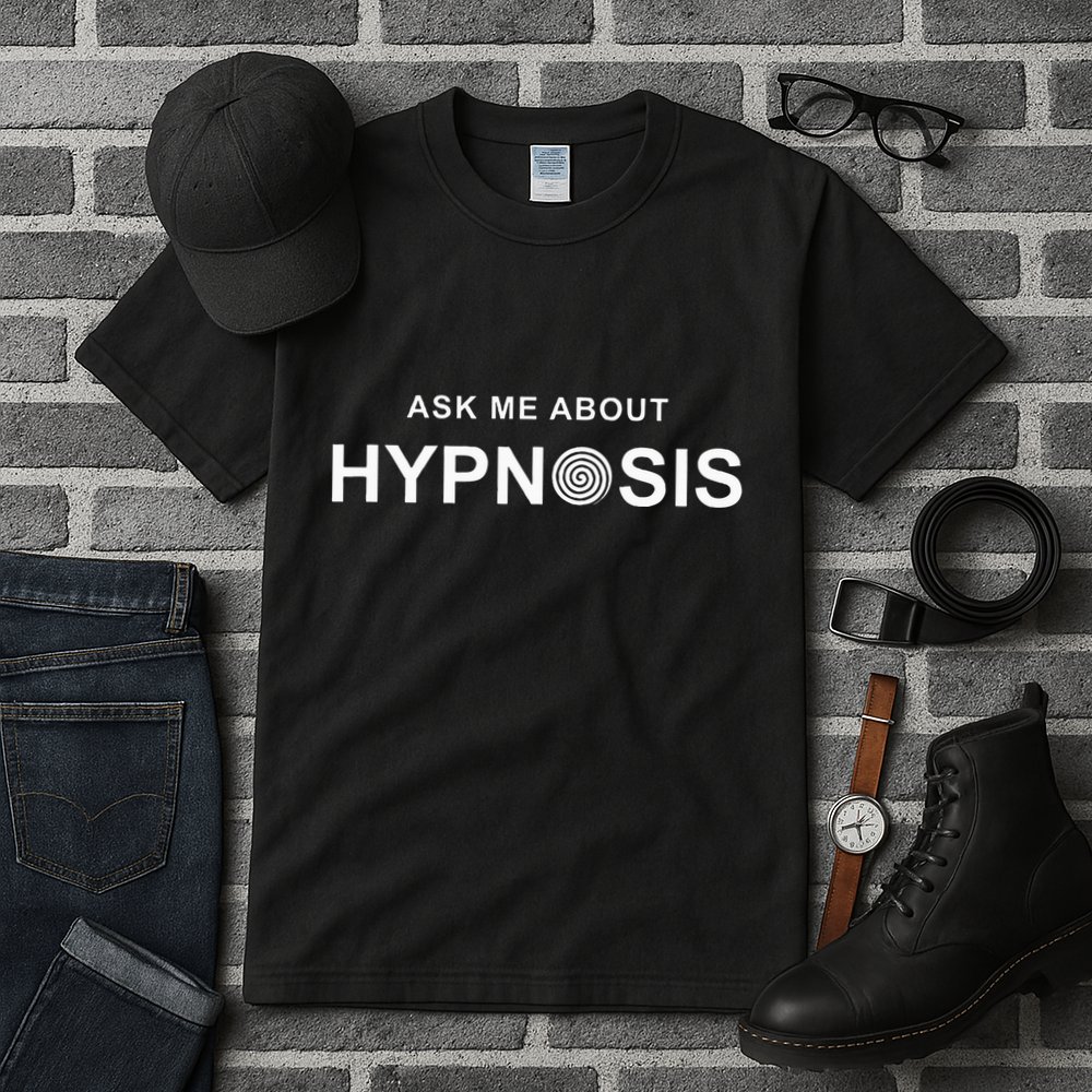Hypnosis Hypnotist Ask Me About Hypnosis Hypnotic Apparel Tall T-Shirt
