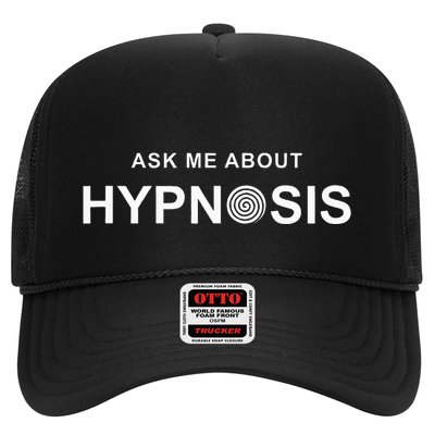 Hypnosis Hypnotist Ask Me About Hypnosis Hypnotic Apparel Trucker Hat