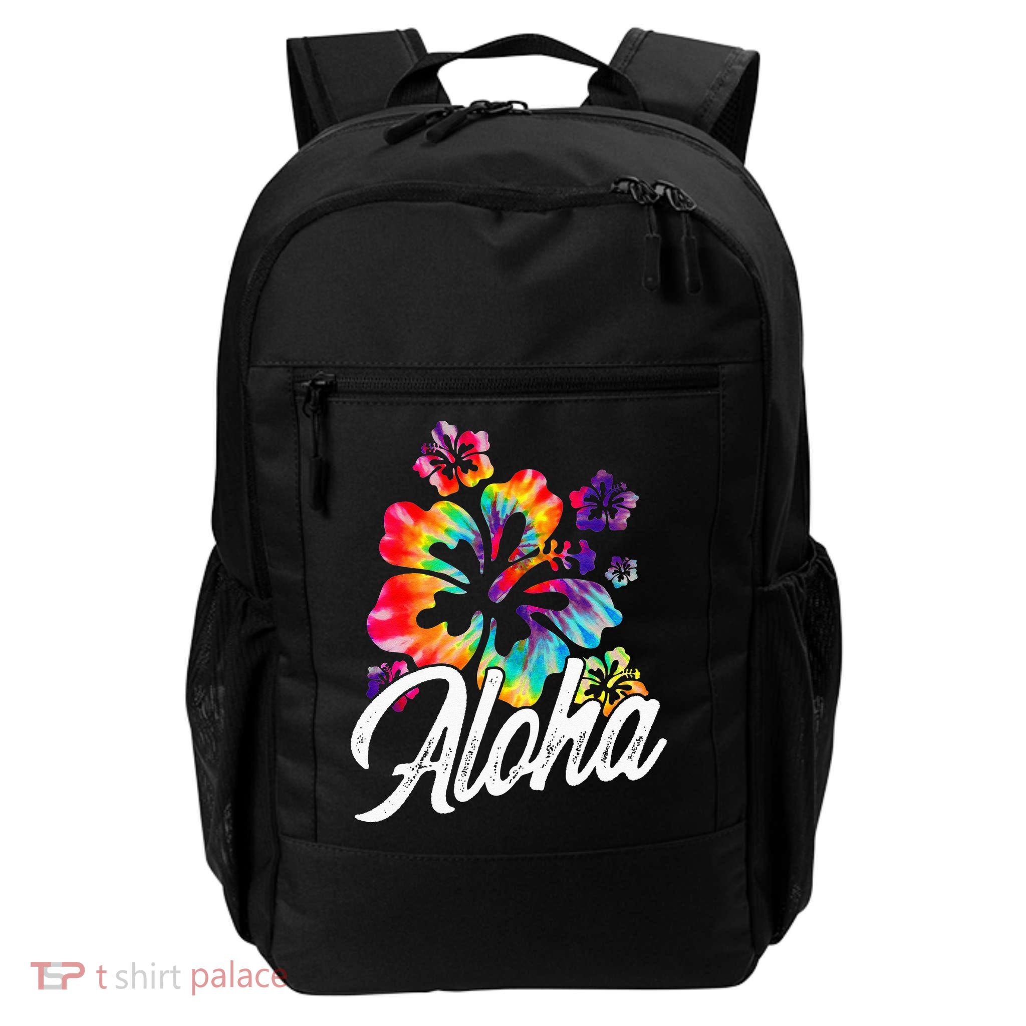 Hawaii Hawaiian Aloha Beaches Hibiscus Flowers Backpack