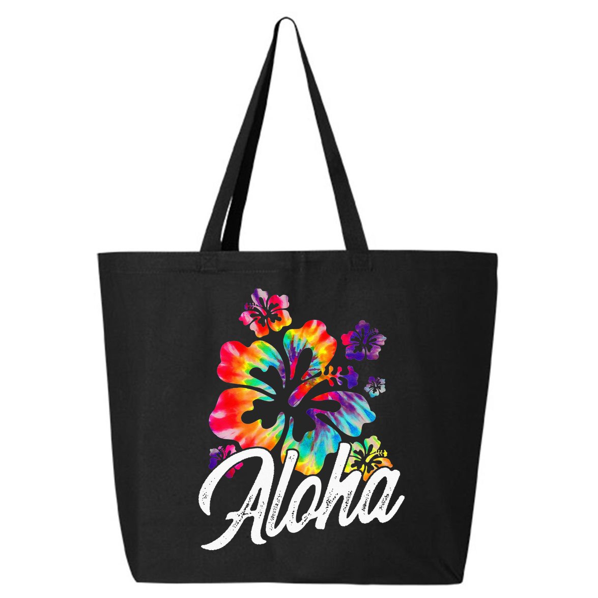 Hawaii Hawaiian Aloha Beaches Hibiscus Flowers 25L Jumbo Tote