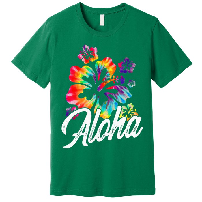 Hawaii Hawaiian Aloha Beaches Hibiscus Flowers Premium T-Shirt